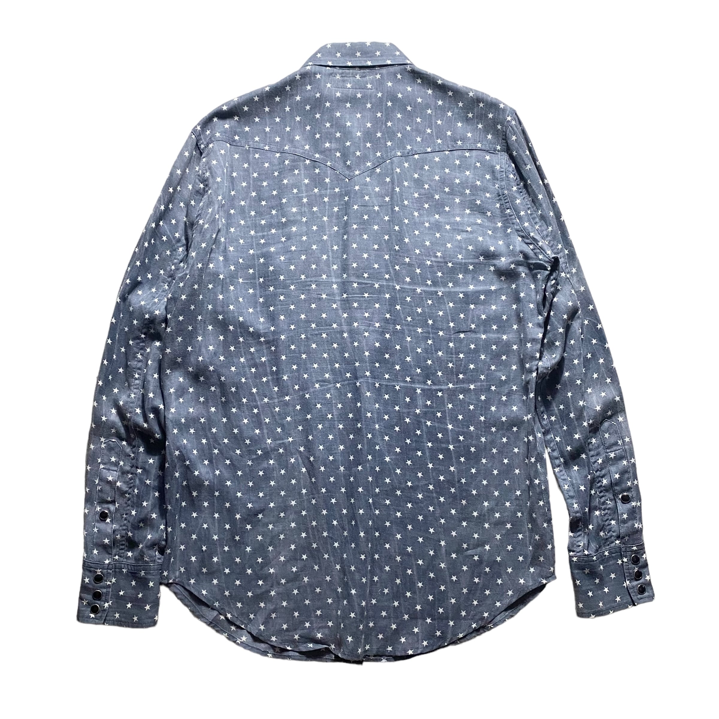 saint laurent エディ期　シャツ SAINT LAURENT サンローラン デニム シャツ エディ期 ウエスタン
