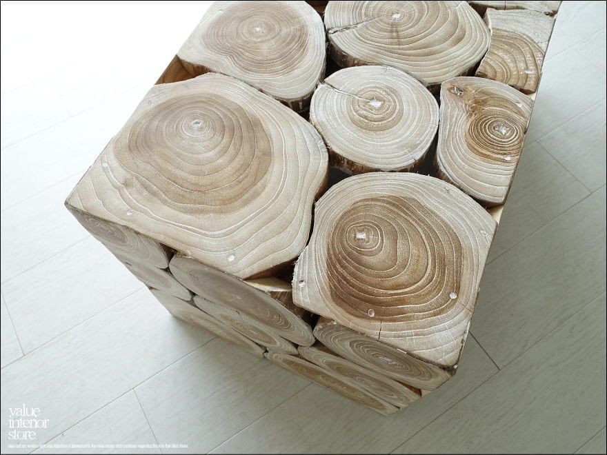 チーク無垢材 ブロックベンチ オンライン 長椅子 シャビー チェア 銘木