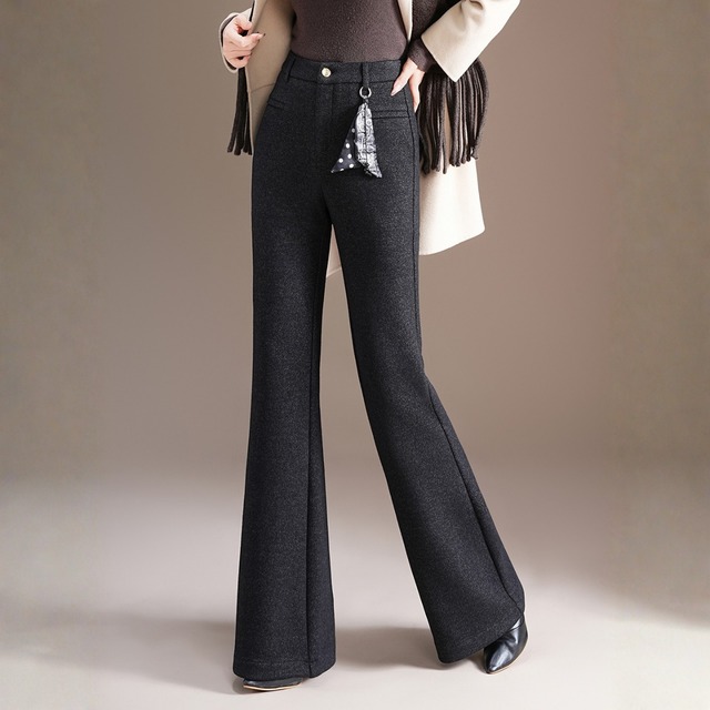 ハイウエストフレアパンツ Me1672