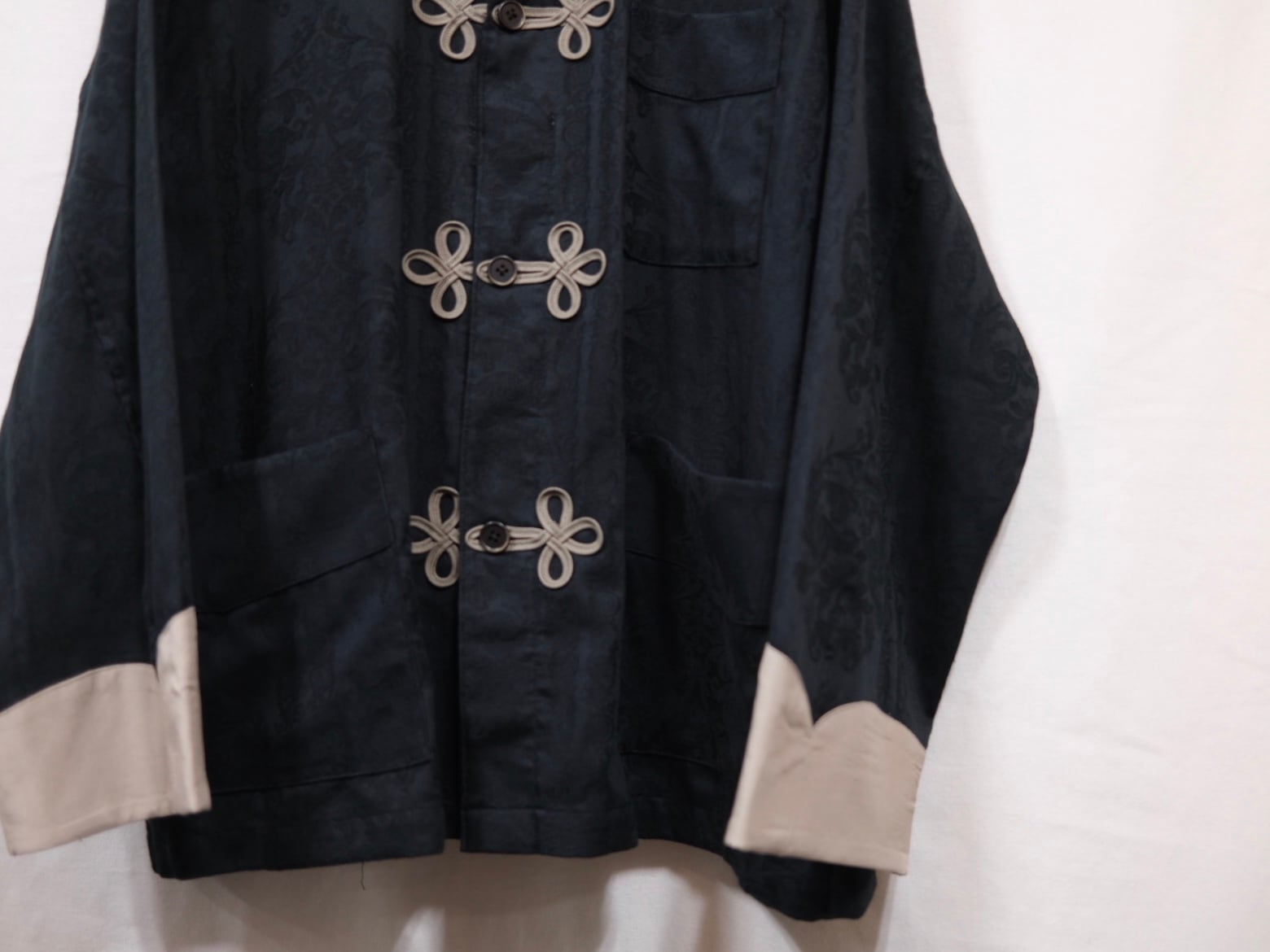 HOMELESS TAILOR” ONE STROKE PAJAMA BLACK” | Lapel online store