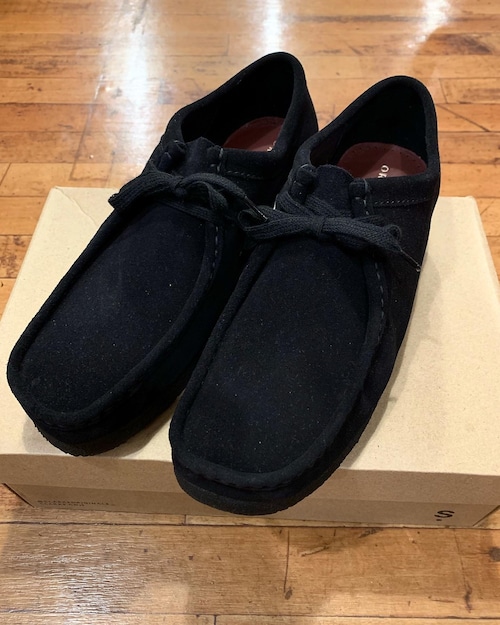 Clarks original  ワラビー ブラックスウェード ブーツ (US10)28cm