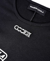 ランダムパッチプリントドレス (BLACK) CQ-47011
