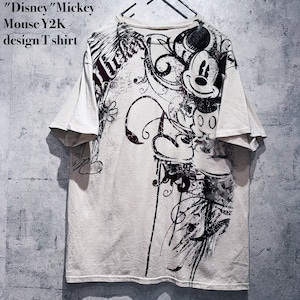 "Disney"Mickey Mouse Y2K design T shirt