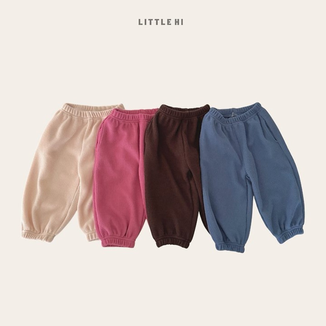【取寄】LITTEL HI テクスチャージョガーパンツ｜秋服｜韓国子供服｜26/AT
