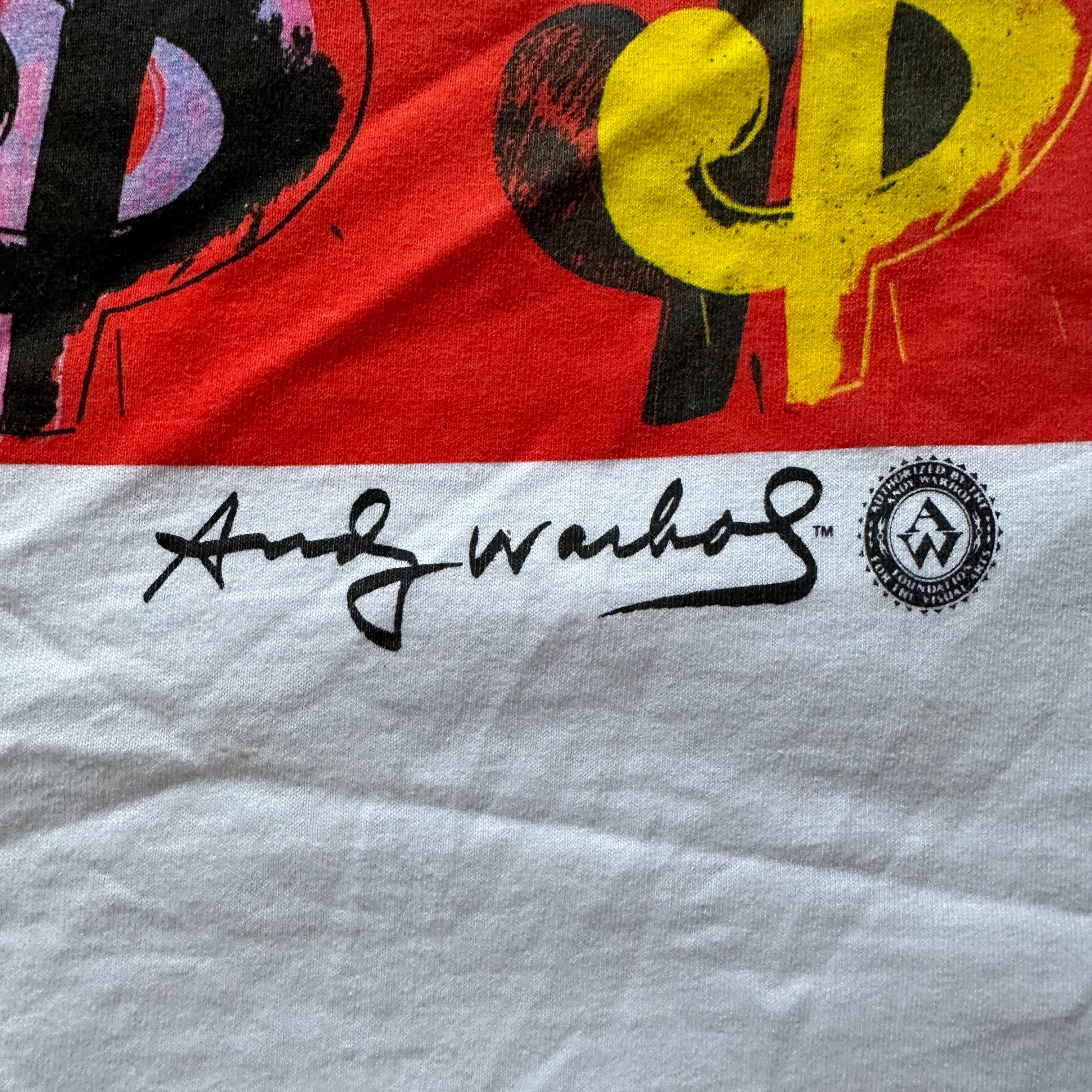 90's ANDY WARHOL DOLLAR SIGN T-SHIRT | LIGHT CAVE 90's ANDY WARHOL DOLLAR SIGN T-SHIRT | LIGHT CAVE