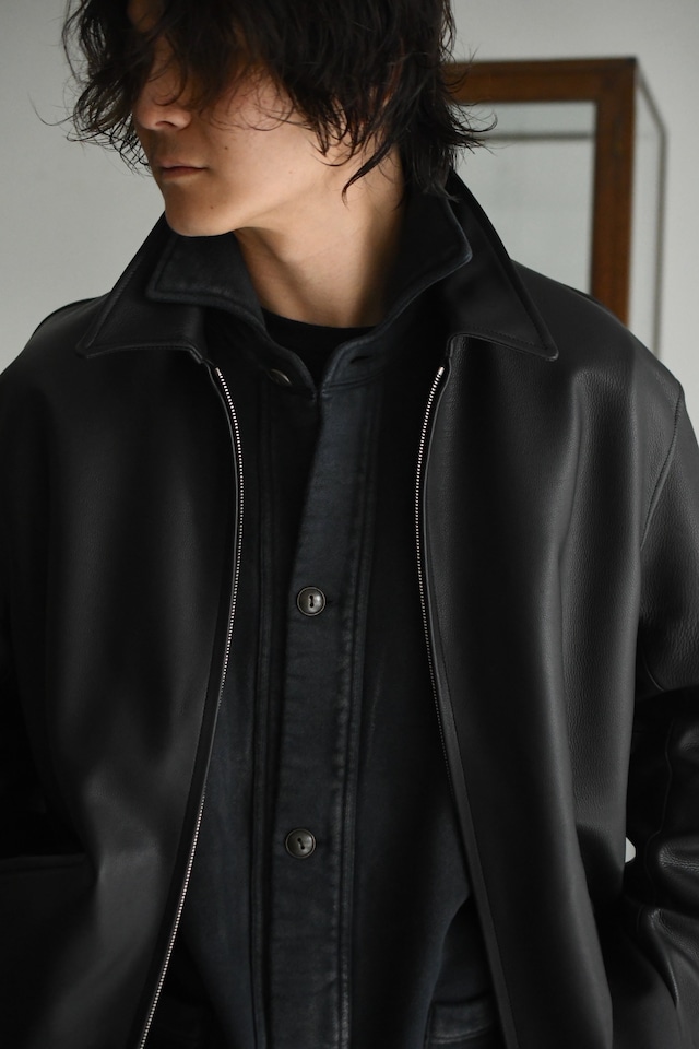 A.PRESSE / Vintage Sweat Cardigan (Black)