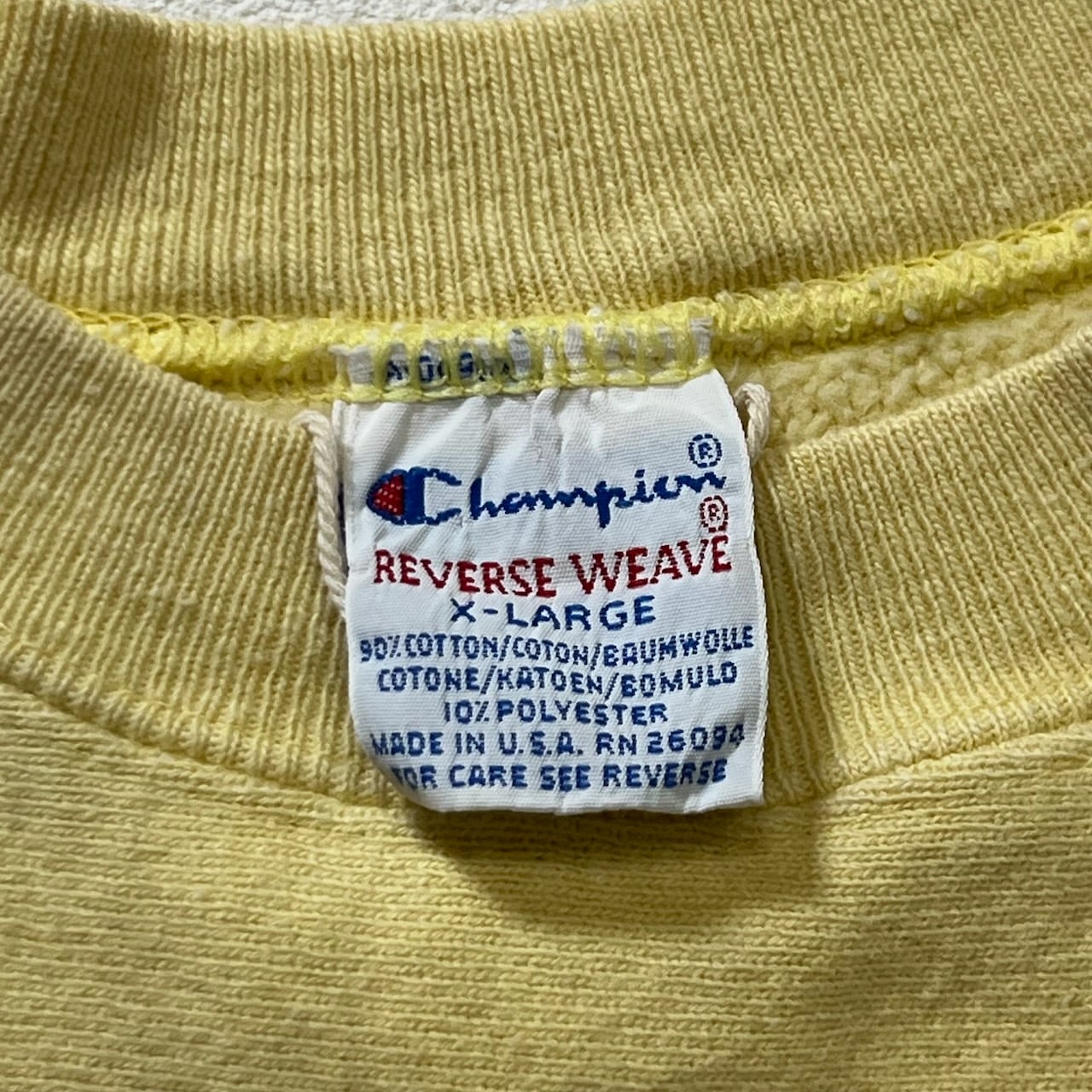 90s USA champion REVERSE WEAVE 目無し 雰囲気系 無地 スウェット