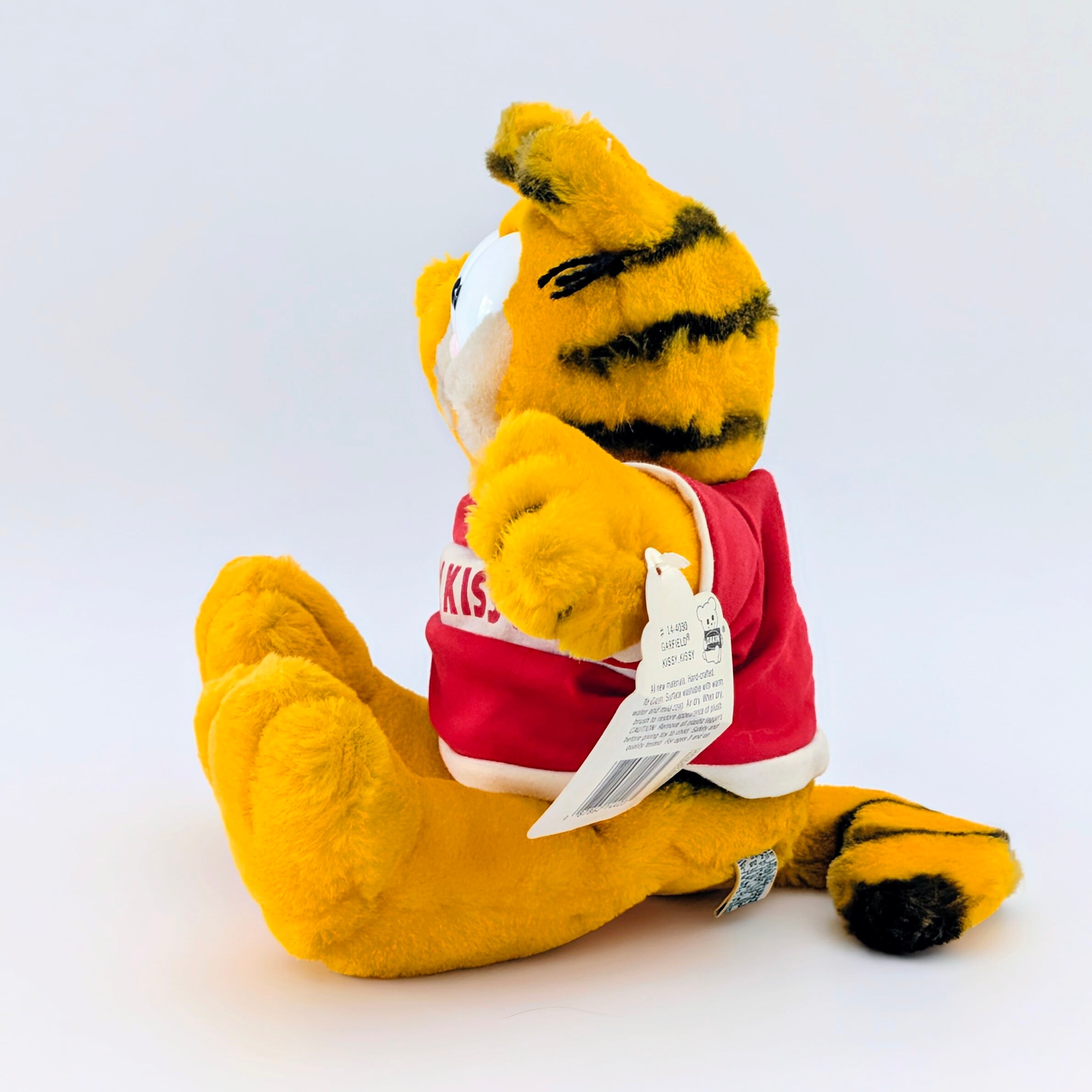 ☆ VINTAGE 1980年代初期 ☆【 Garfield ( ガーフィールド ) 】『 ♡KISSY,KISSY♡ 』【B】ぬいぐるみ プラッシュ plush 1980年代年製 〚アメリカン雑貨 アメトイ〛