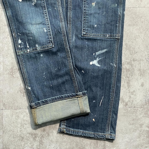 10s デニム ダブルニー カーハート Carhartt W30 L31 詳細写真6