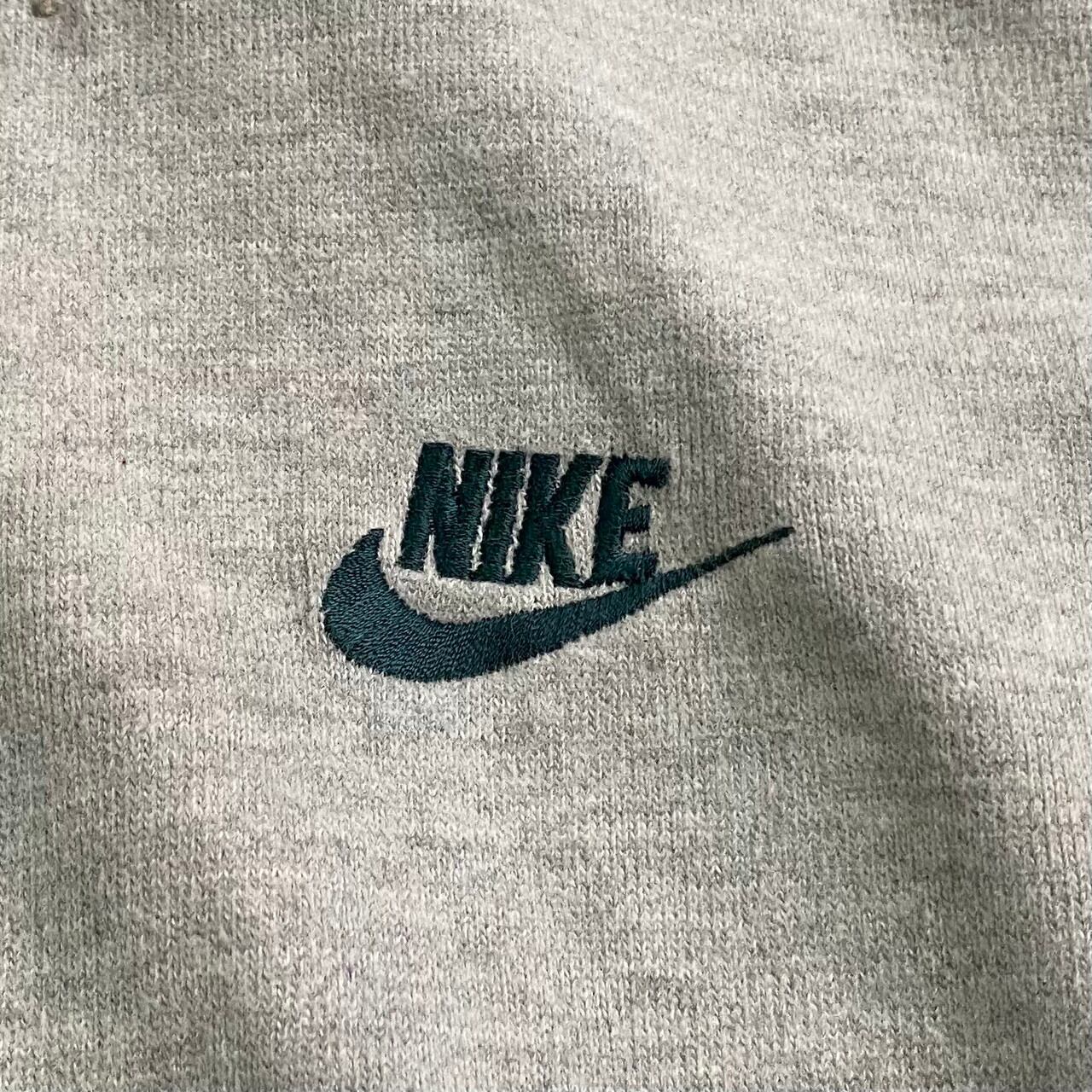 90年代 NIKE ナイキ ビッグスウォッシュロゴ ナイロン×スウェット