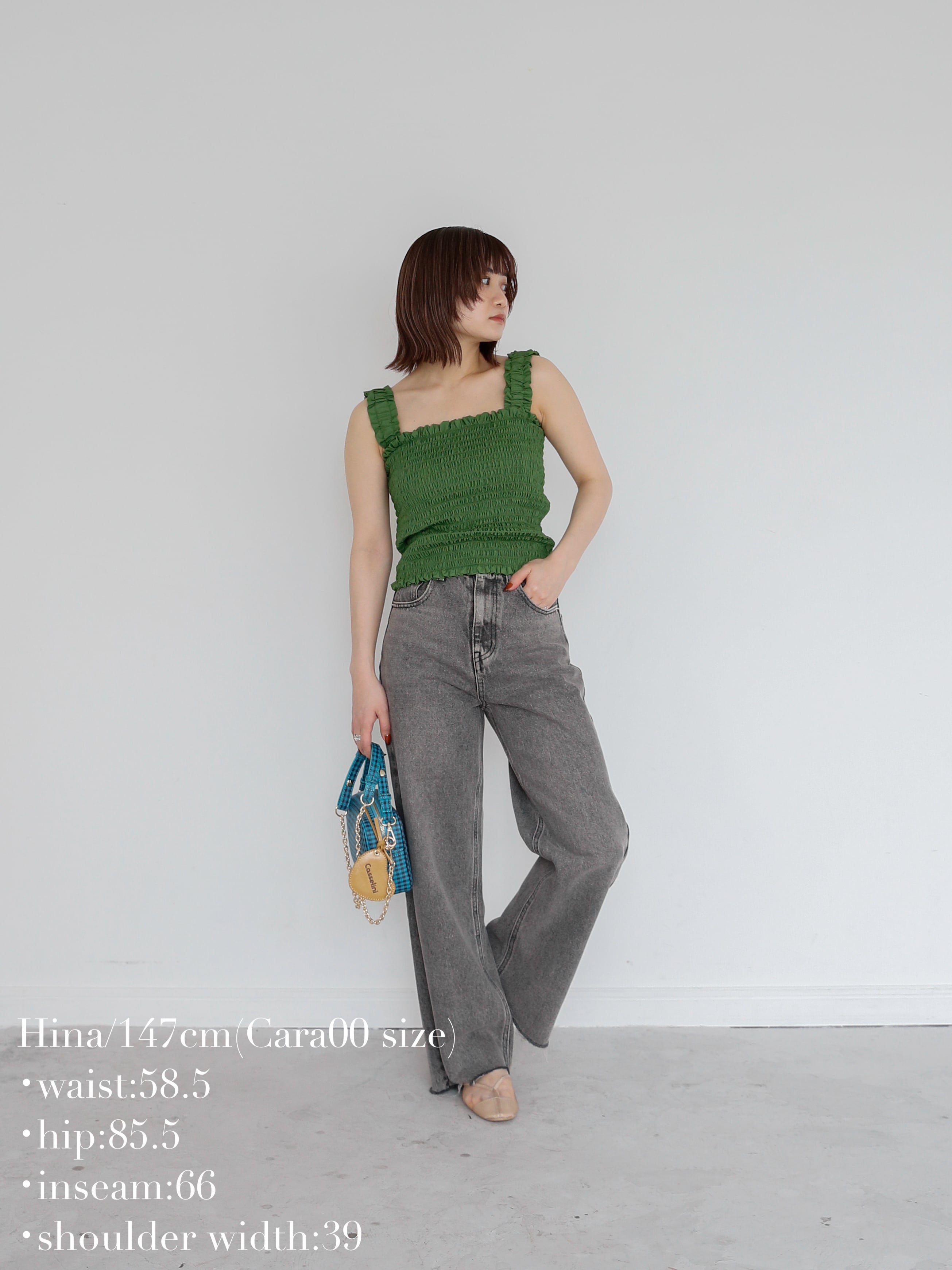 shirring square tops | Katrin TOKYO