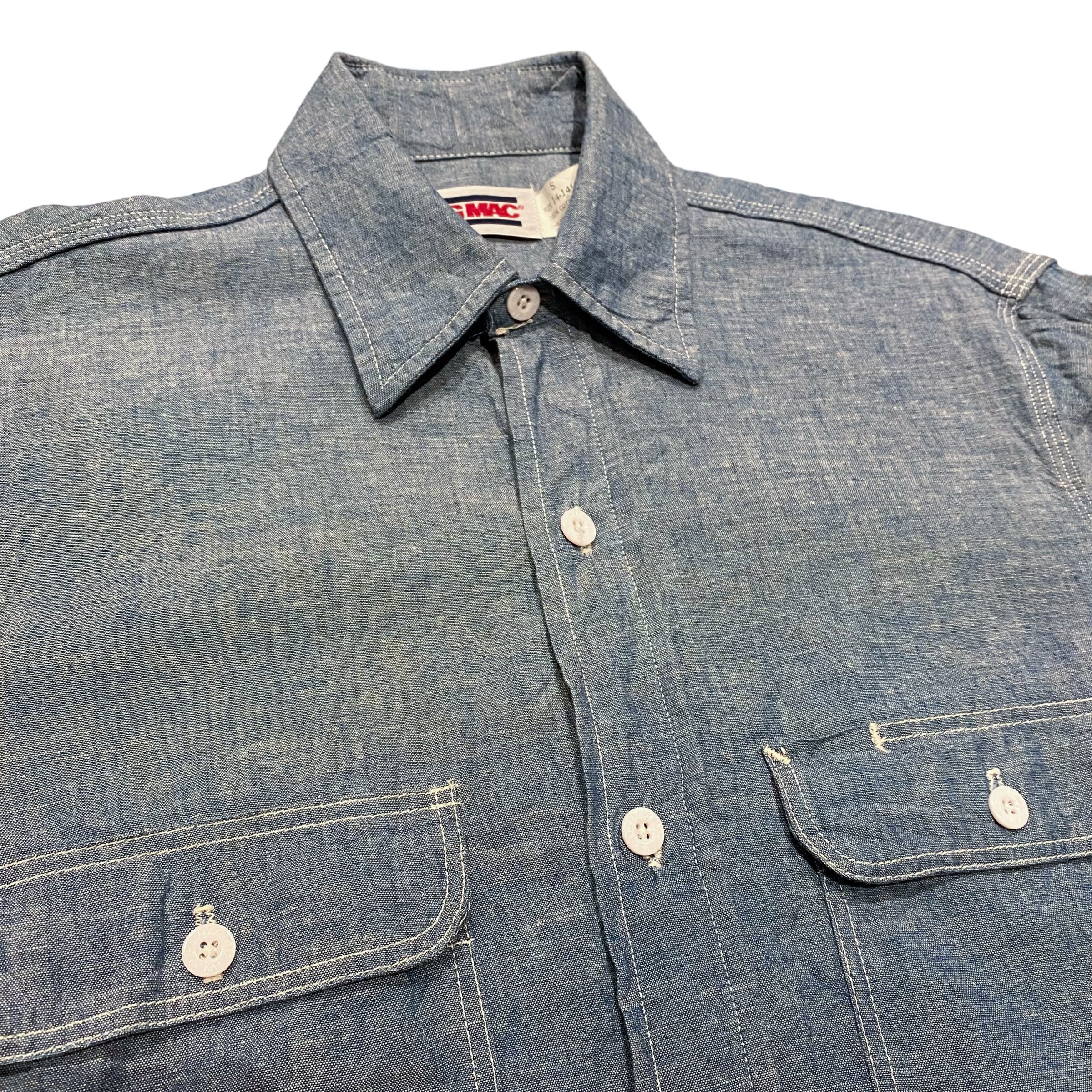 80's USA製 BIGMAC JC Penney Chambray Shirt S / ビッグマック