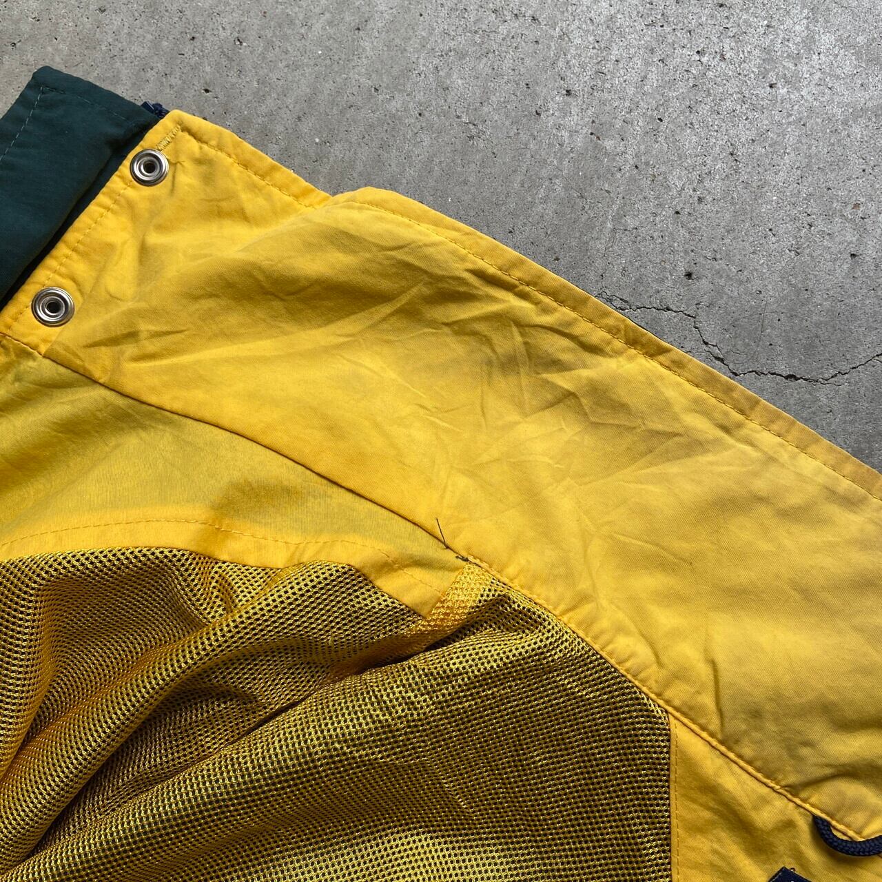 【美品】古着　トミーヒルフィガー　ハンティングジャケット　イエロー　L相当 TOMMY HILFIGER（ナイロンジャケット ・ イエロー/黄色系）のフリマ