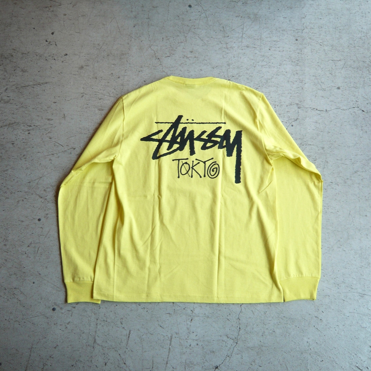 STUSSY TOKYO LS Tシャツ イエロー