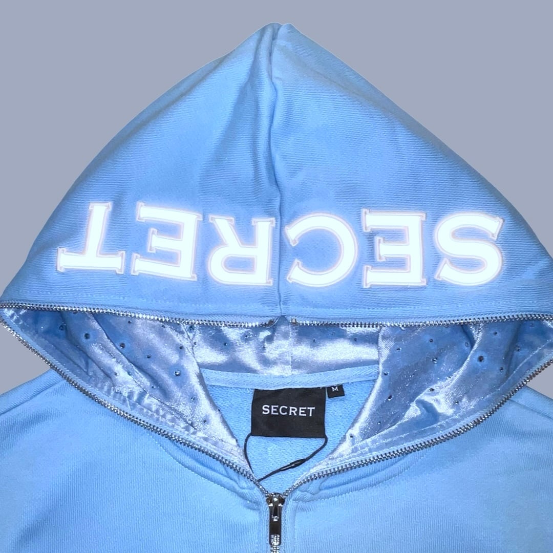 SECRET -Starlight Zip Hoodie- Ice Blue | Highflyer