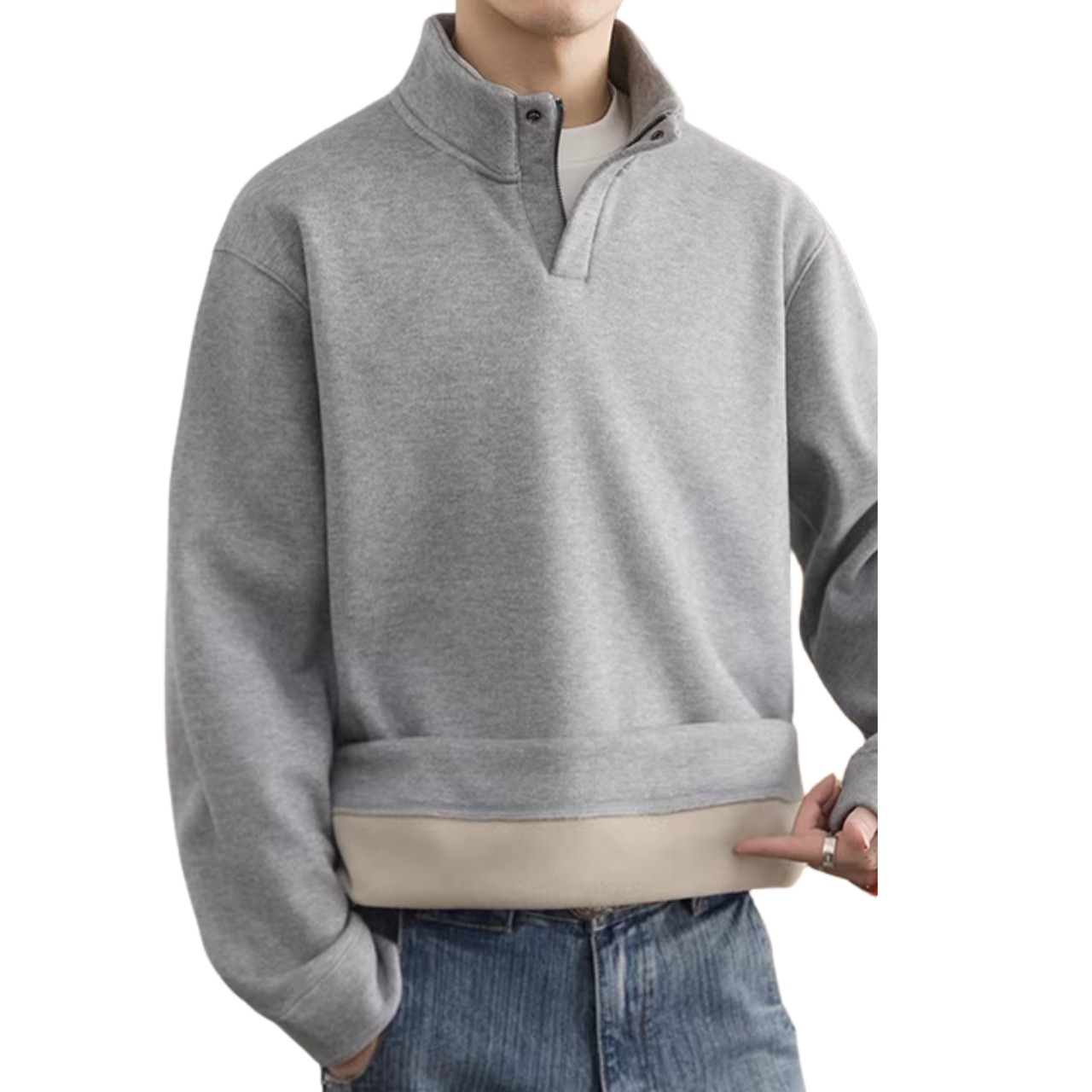 スタンドカラープルオーバー　TB1810・画像7