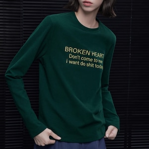 レタープリントロンTシャツ ・20410 レタープリントロンTシャツ ・20410