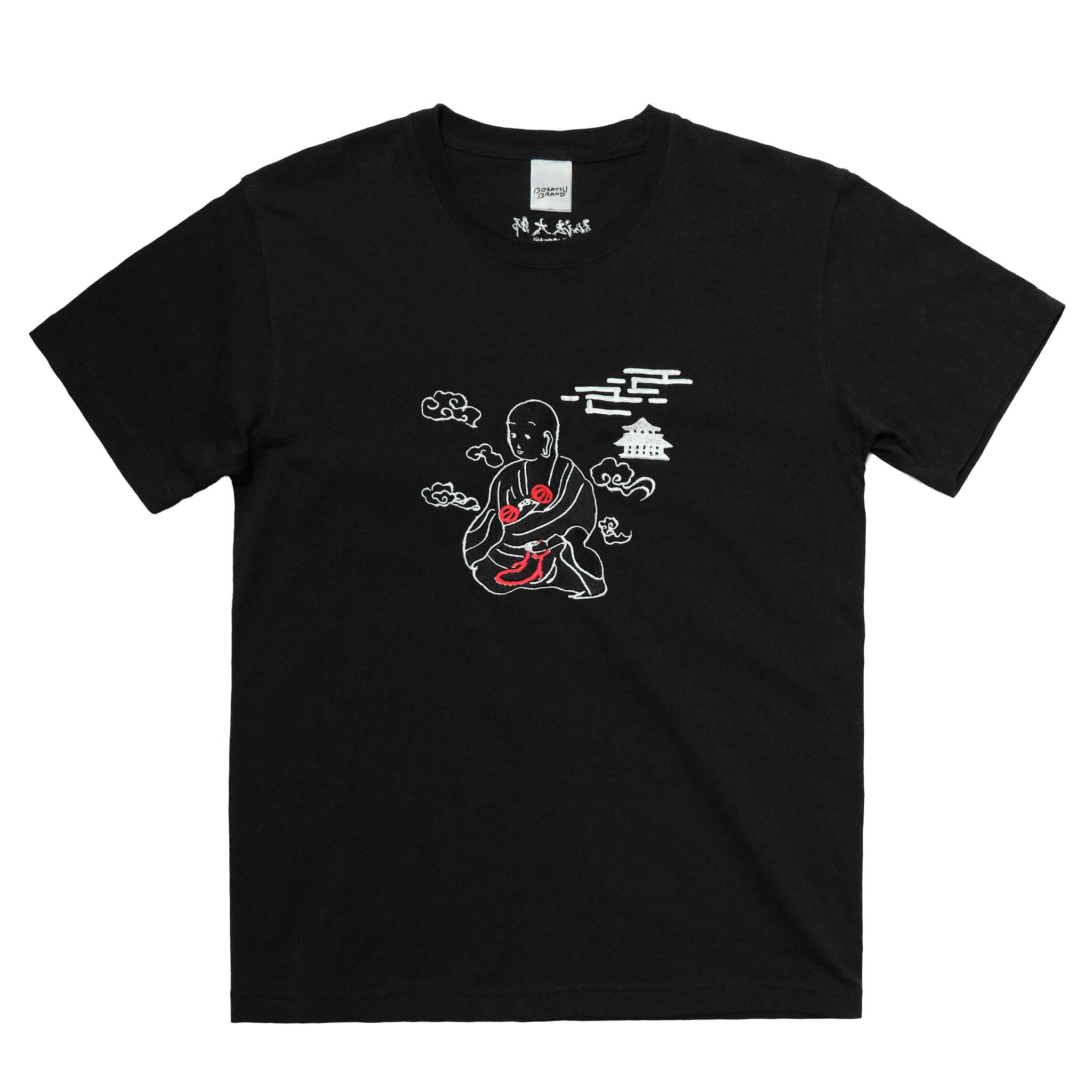 弘法大師 仏像 オーセンティックスーパーTシャツ (刺繍) 7.1oz