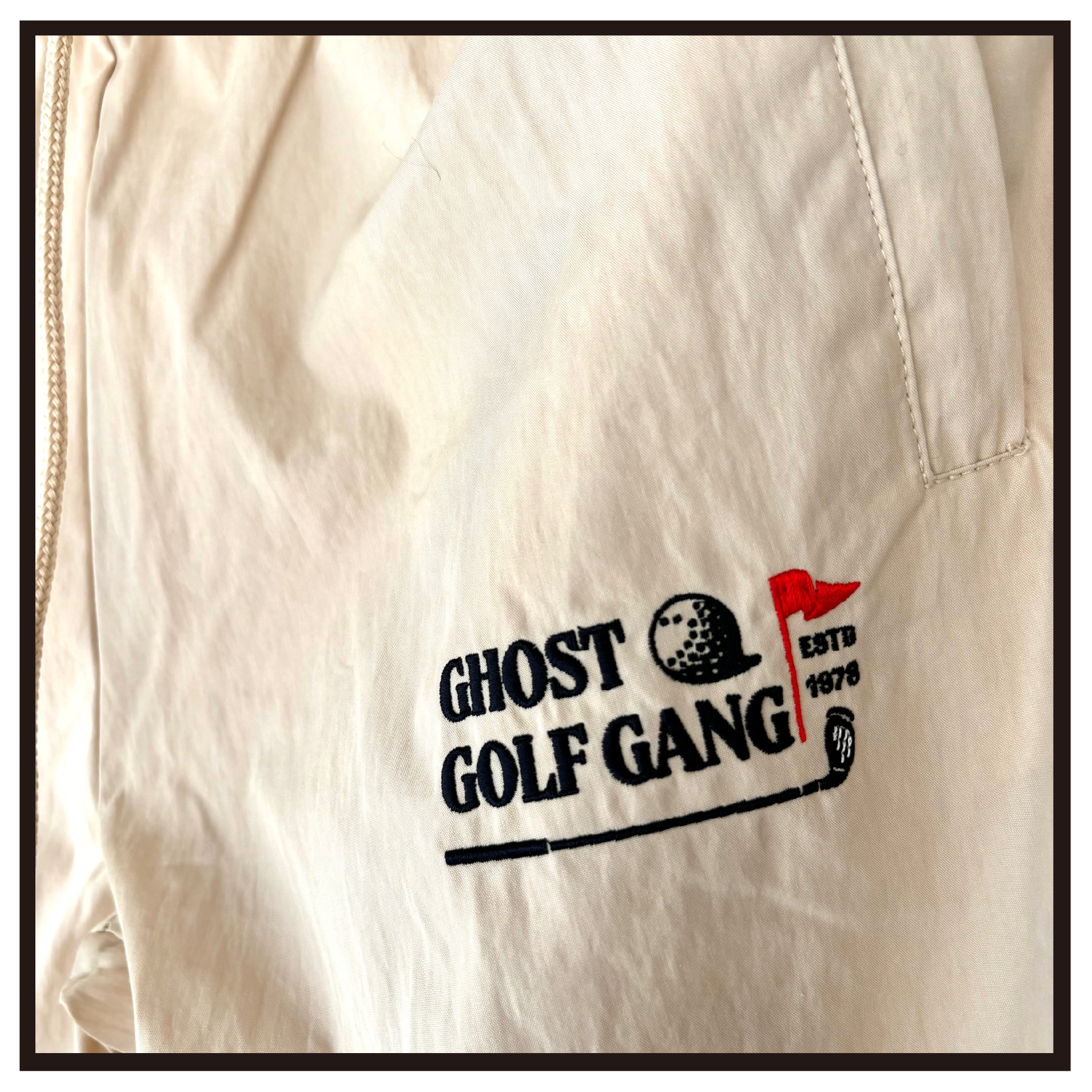 OLD LOGO TRACK PANTS (CREAM) | GHOST GOLF GANG OLD LOGO TRACK PANTS (CREAM) | GHOST GOLF GANG