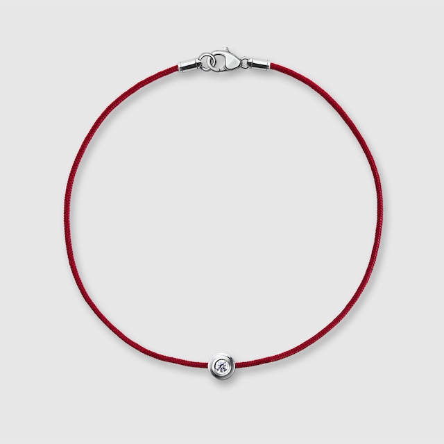 ホープ ブレスレット（レッド、シルバー）- Hope Bracelet (red Silver)