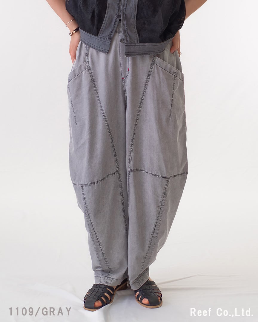 接触冷感デニムナッツパンツ】 ST-226007 Brand：mililopiulu | Reef