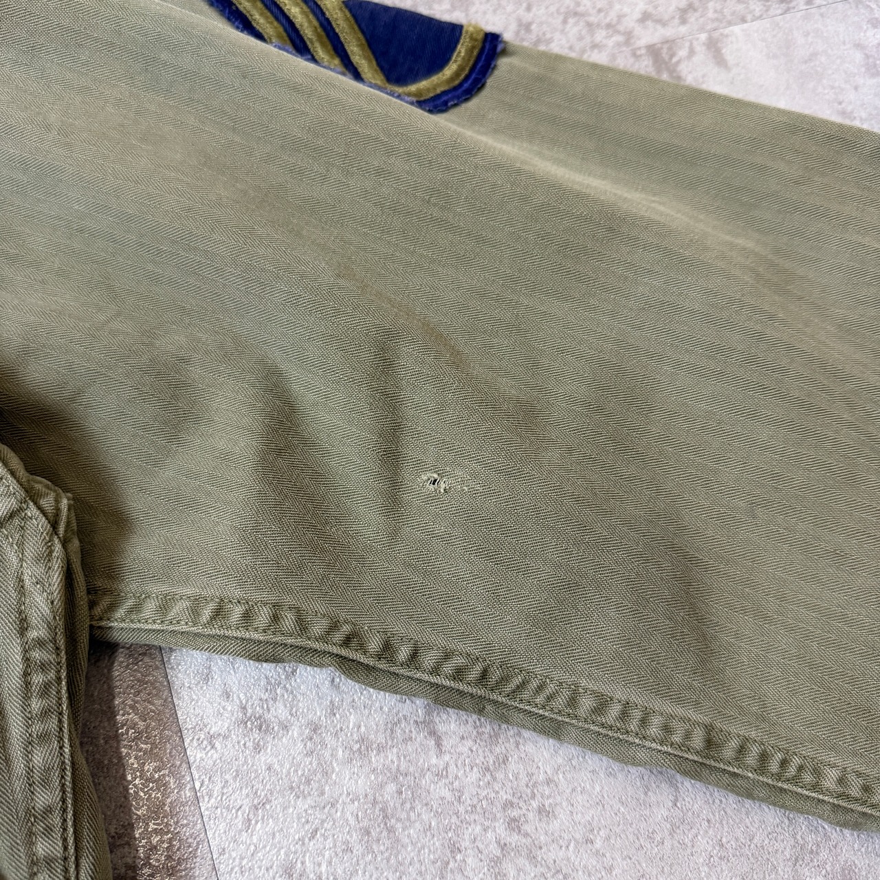 40's M-43 HBT Shirt Jacket US-ARMY 40年代 アメリカ軍 ヘリンボーン シャツ ジャケット ミリタリー ヴィンテージ ビンテージ  TT2026-0035 - 14