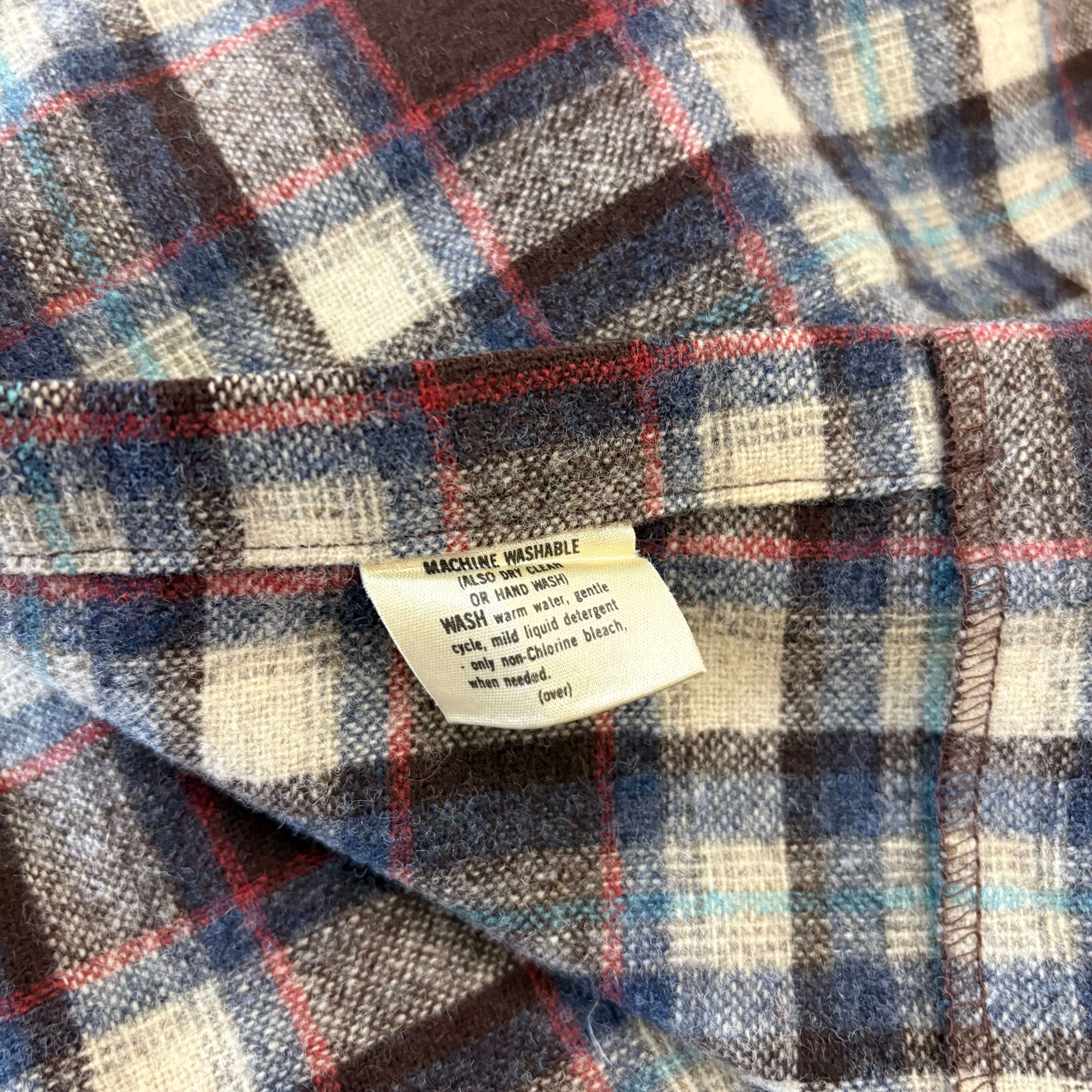 70s PENDLETON BOARD SHIRT 茶×ベージュ | BerBerJin Yuhodo