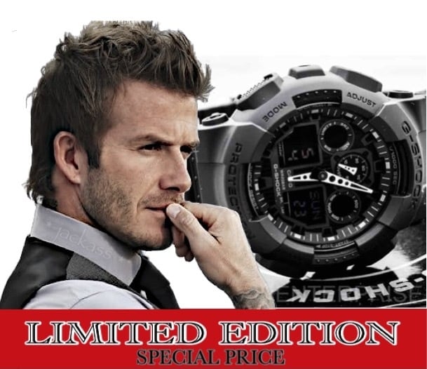 カシオ　アナログ腕時計　海外モデル　新品　ビッグフェイス　ゴールドモデル