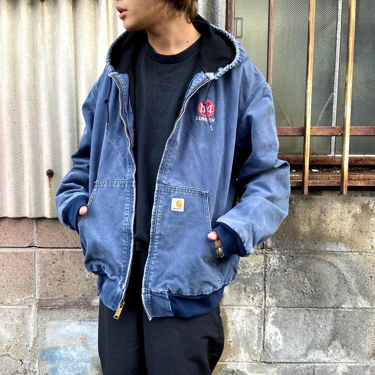 BIG SMITH アクティブジャケット ダック地 シンサレート 黒 2XL