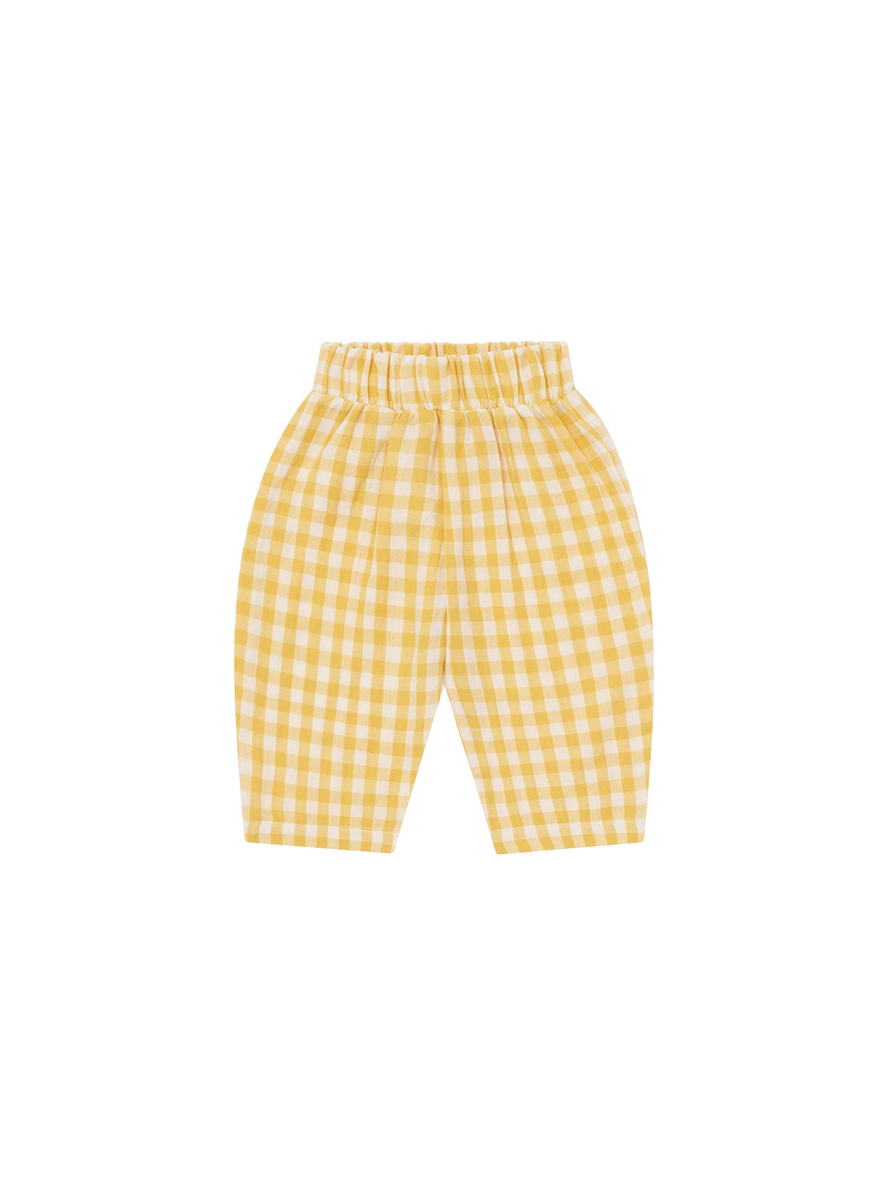 ORGANIC ZOO　Honeycomb Gingham Fisherman Pants