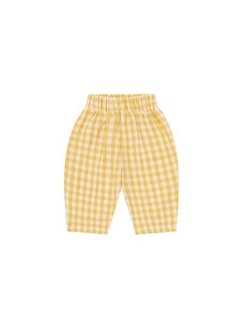 ORGANIC ZOO　Honeycomb Gingham Fisherman Pants