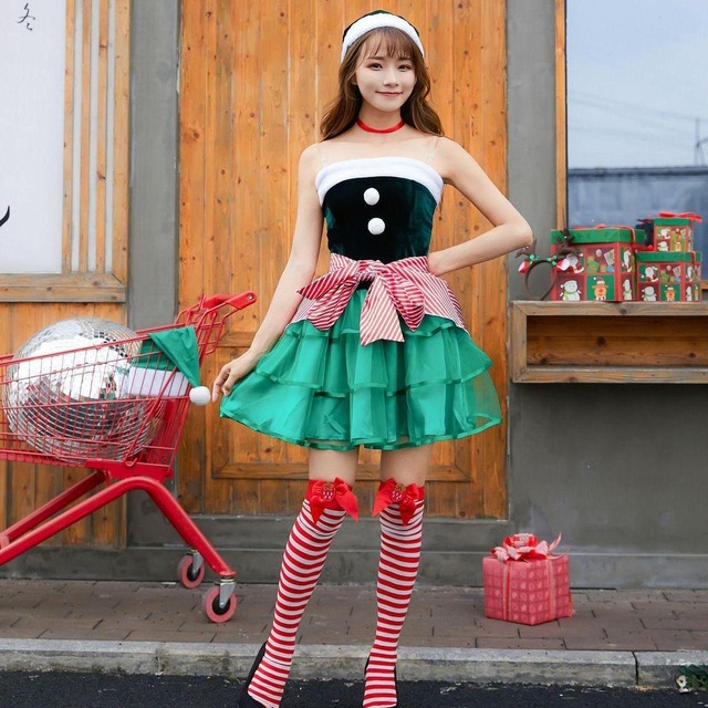 クリスマス服クリスマスワンピース可愛らしいワンピースCOSPLAY XY2-25508