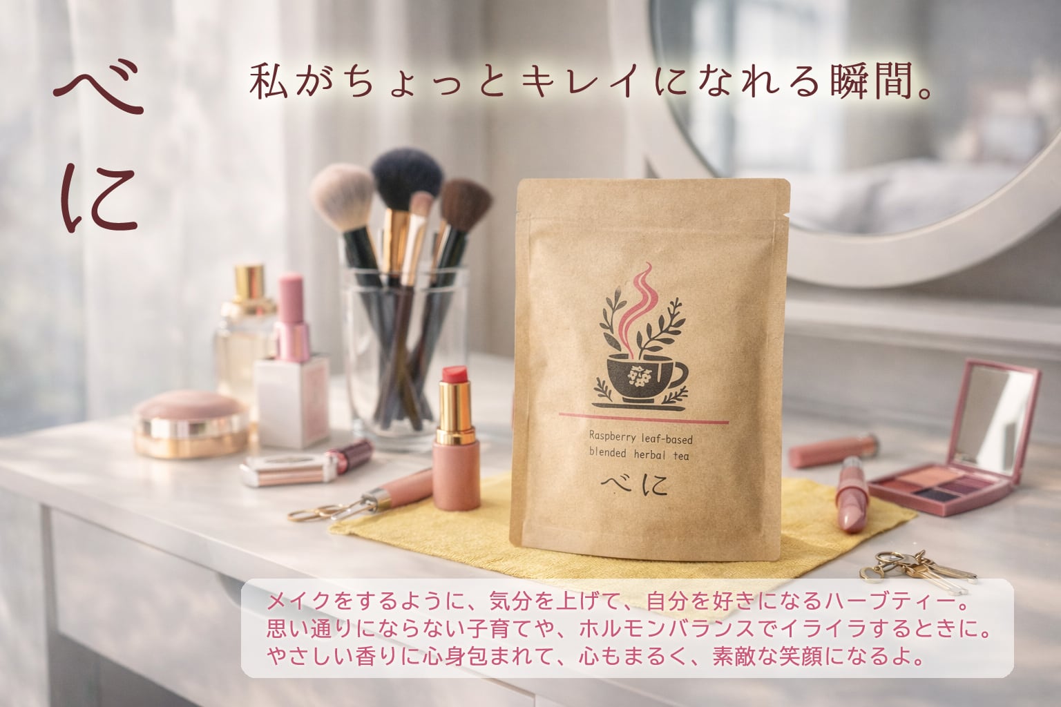 べに〈ラズベリーリーフブレンド〉ティーバッグ7包入 | 【はなうた茶房