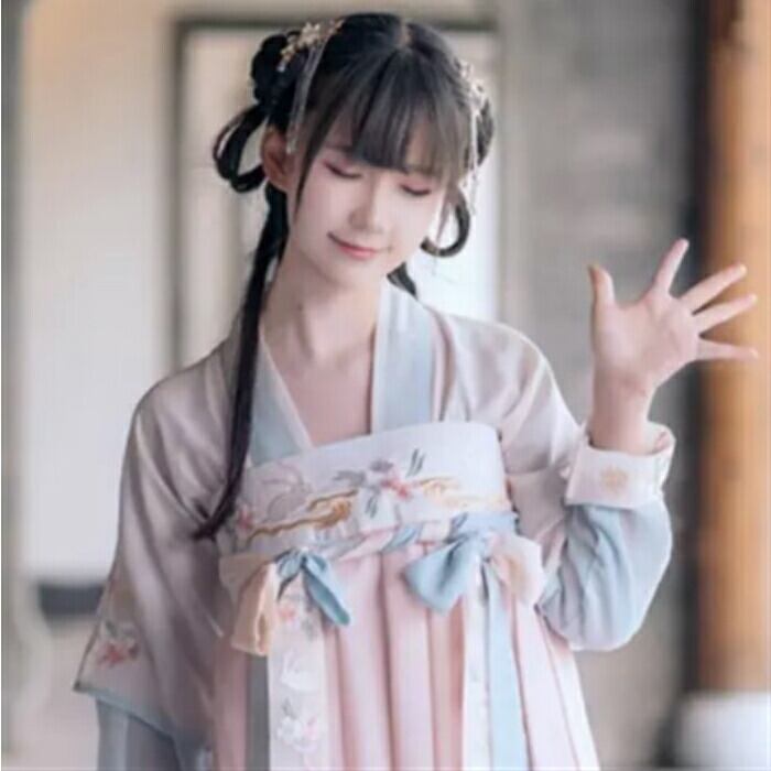 袴 ウサギ刺繍 花柄 上下セット