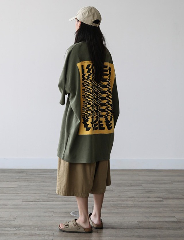 【25ss】Vibe-Patch Over-fit T-shirts_3colors