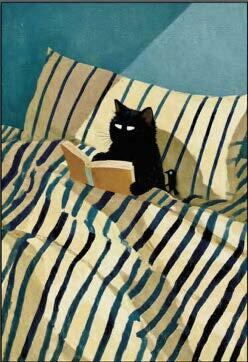 George Bayer "White sheet Le Chat" Original