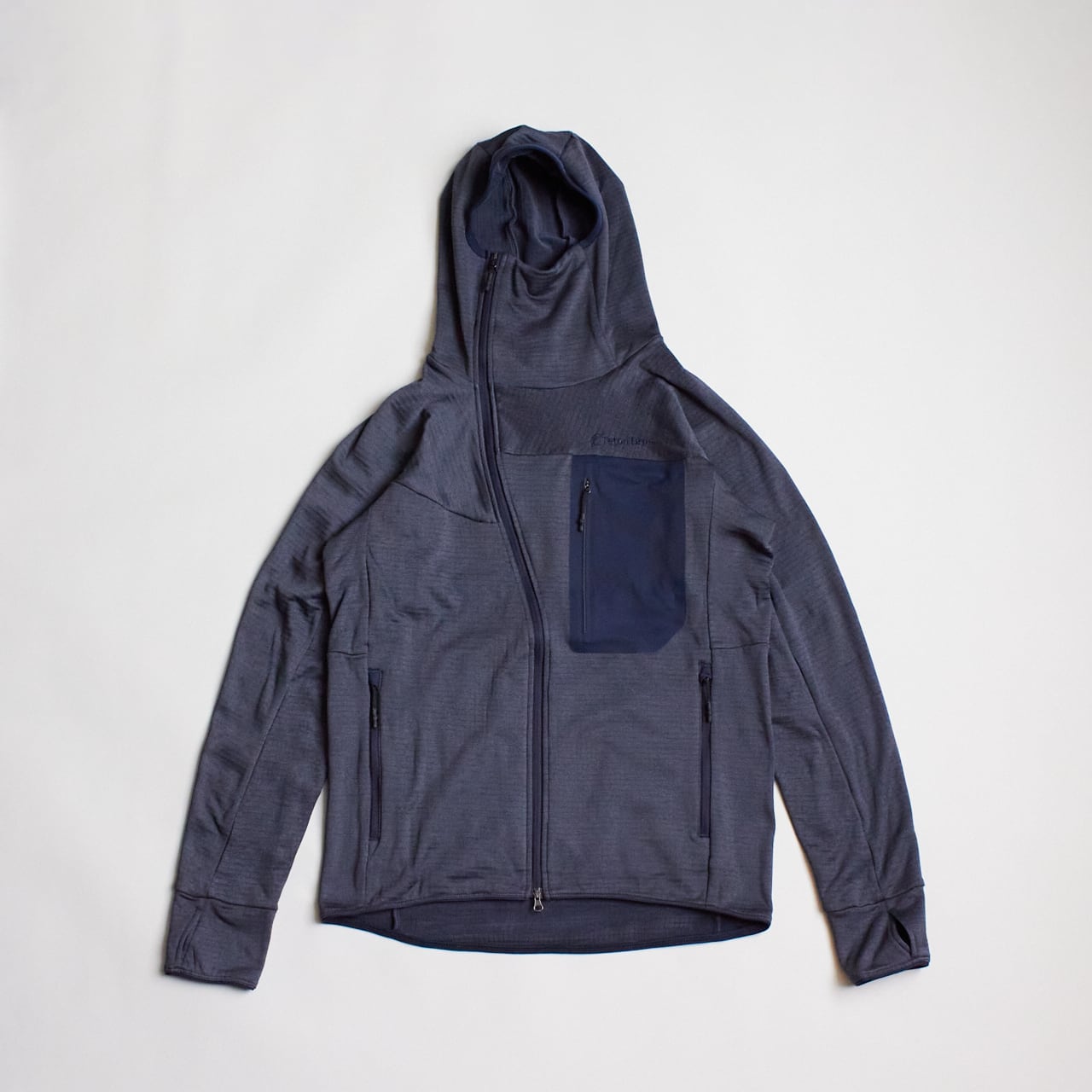 Teton Bros(ティートンブロス)Graphene Zip Hoody (Men) -Dark Navy メンズフリース