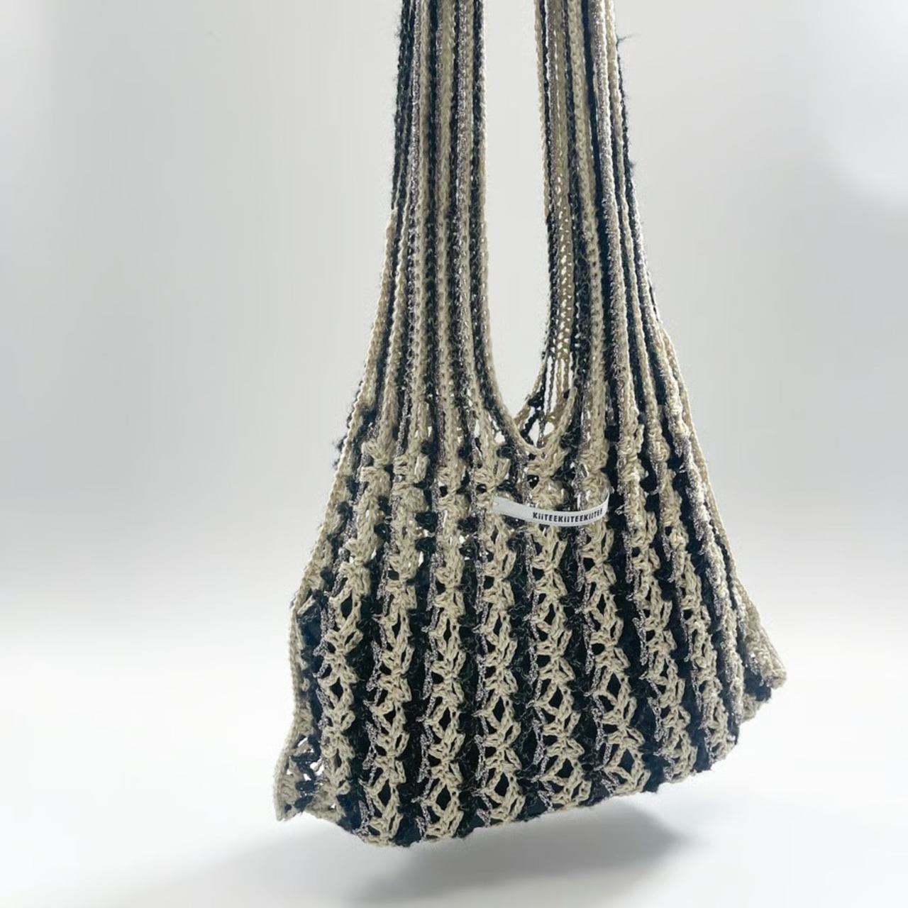 [Pattern] リボンメッシュバッグ