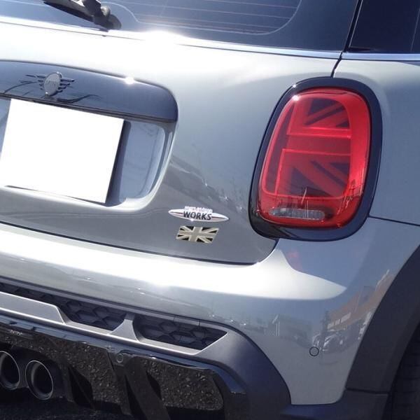 エンブレム ユニオンジャック BMW MINI ミニ などに最適 アルミ製 リア