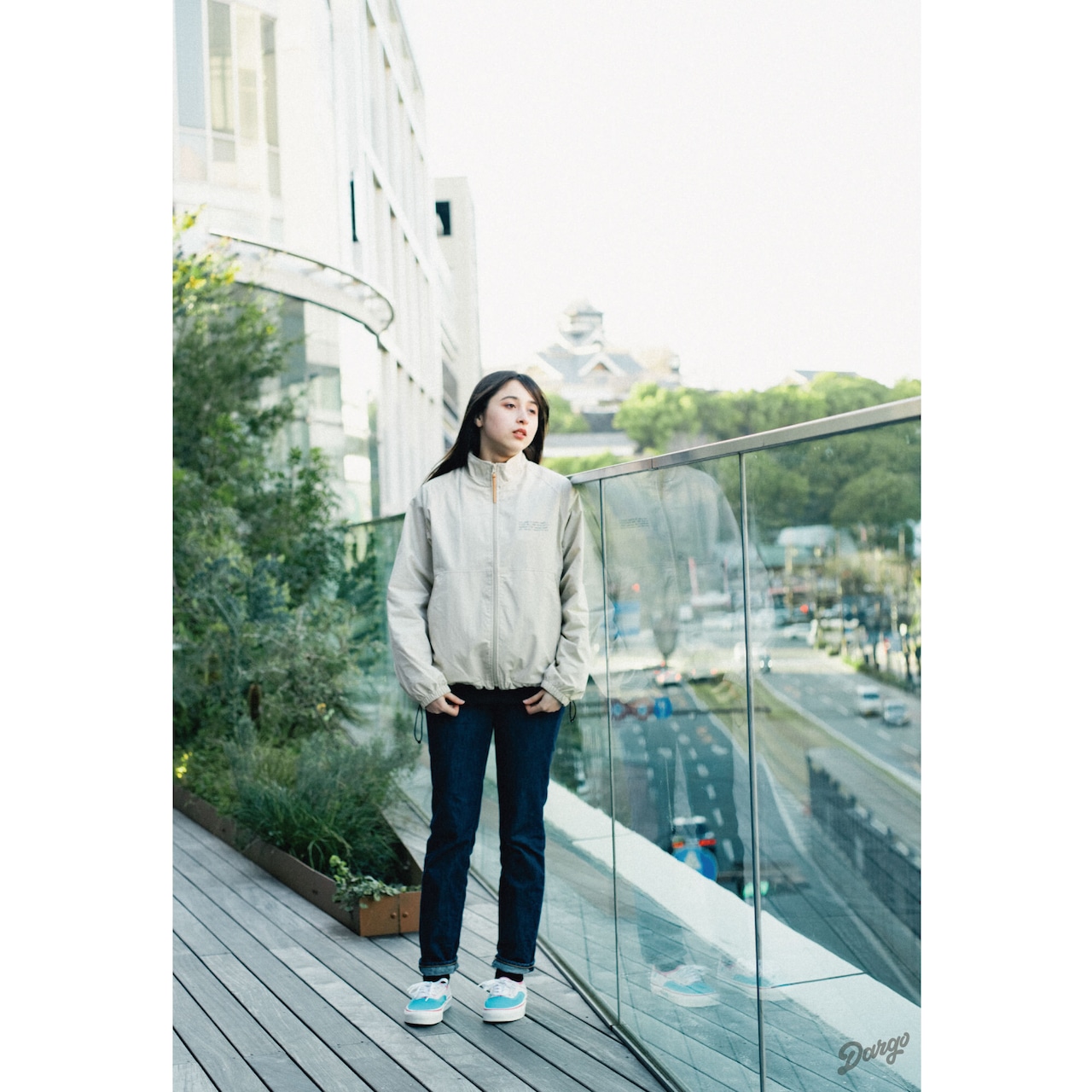 【DARGO】"COTTON / NYLON"  Active Jackets（NATURAL）