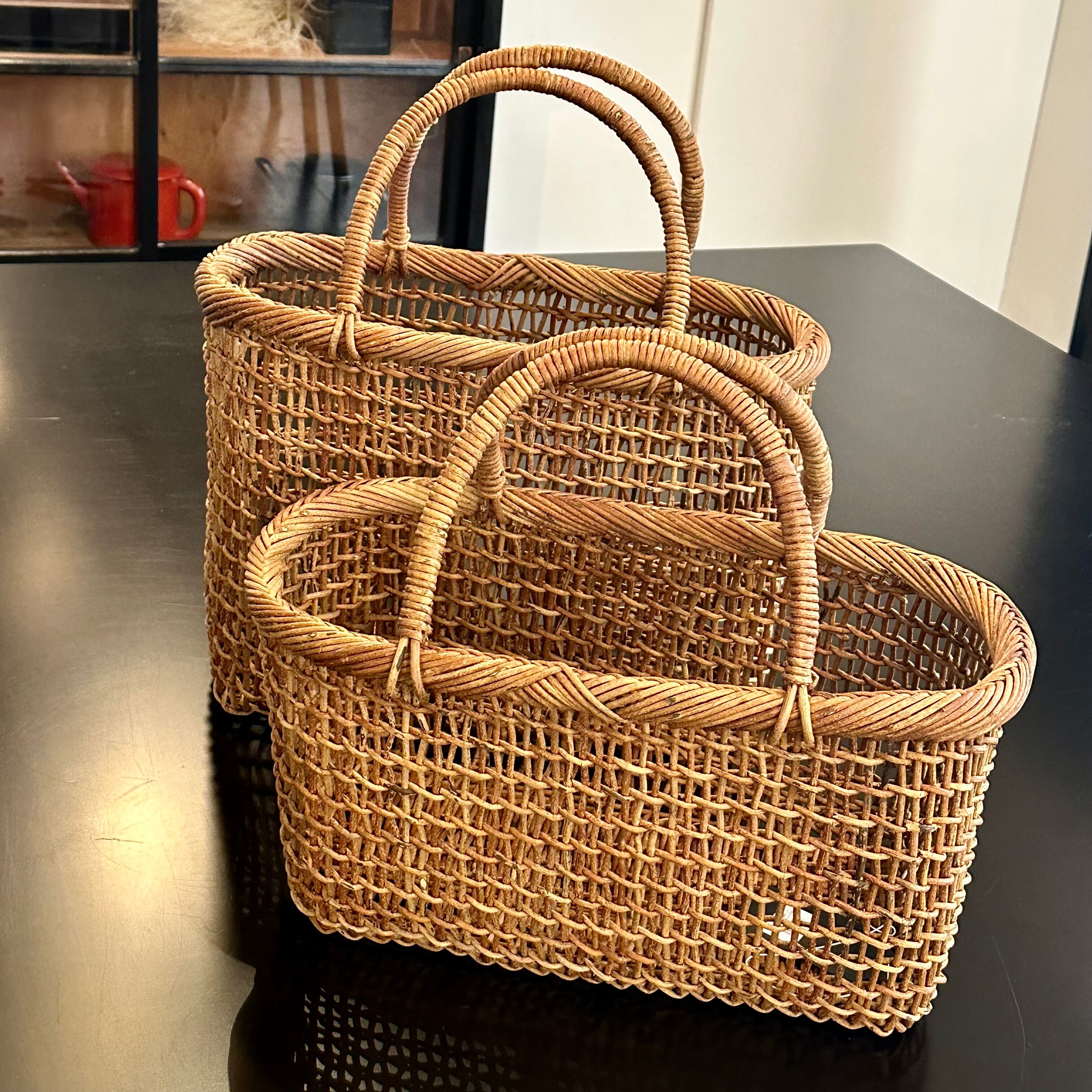 宮本工芸 あけび蔓 細目こだし編みロータイプ Miyamoto Craft Akebi