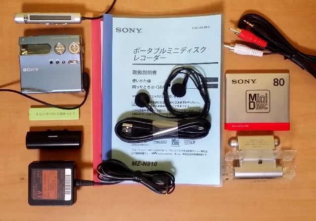 MDポータブルレコーダー SONY MZ-N910 NetMD 美品・完動品☆ | MTR PRO
