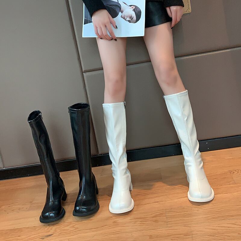 ブーツレディースウィンターサイドジッパー 靴 シューズ 冬物 部族の婦人靴94797726874