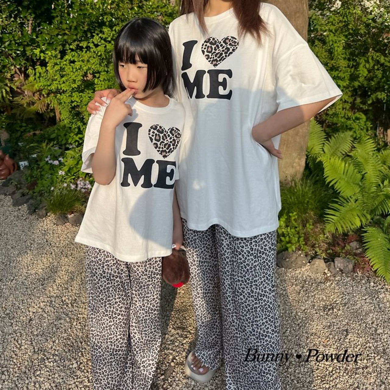 [Bunny Powder] (Feature) Leopard Heart Tee (adult) / [버니파우더] (기획)호피하트티 (adult)