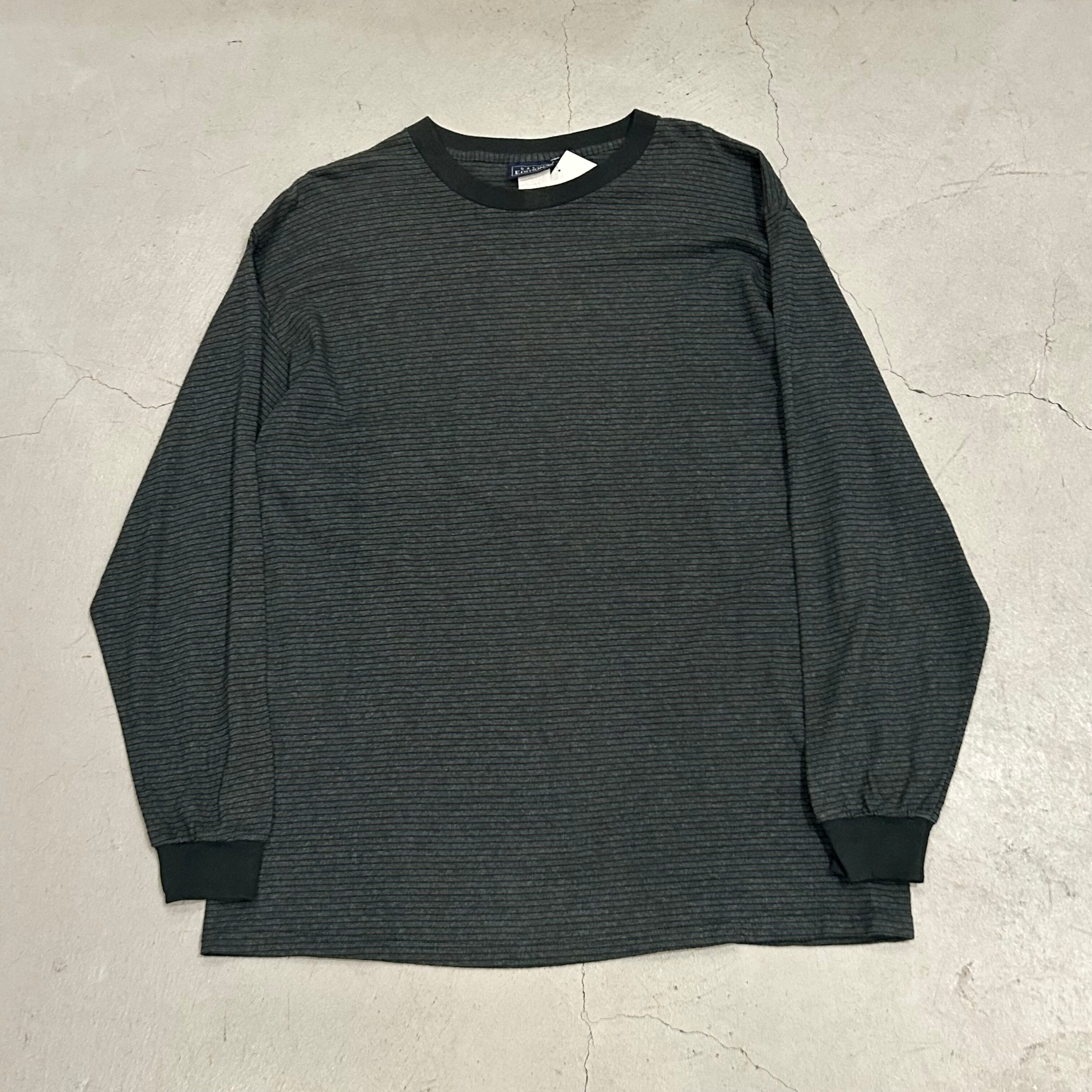 90s basic EDITIONS border L/S T-shirt【高円寺店】