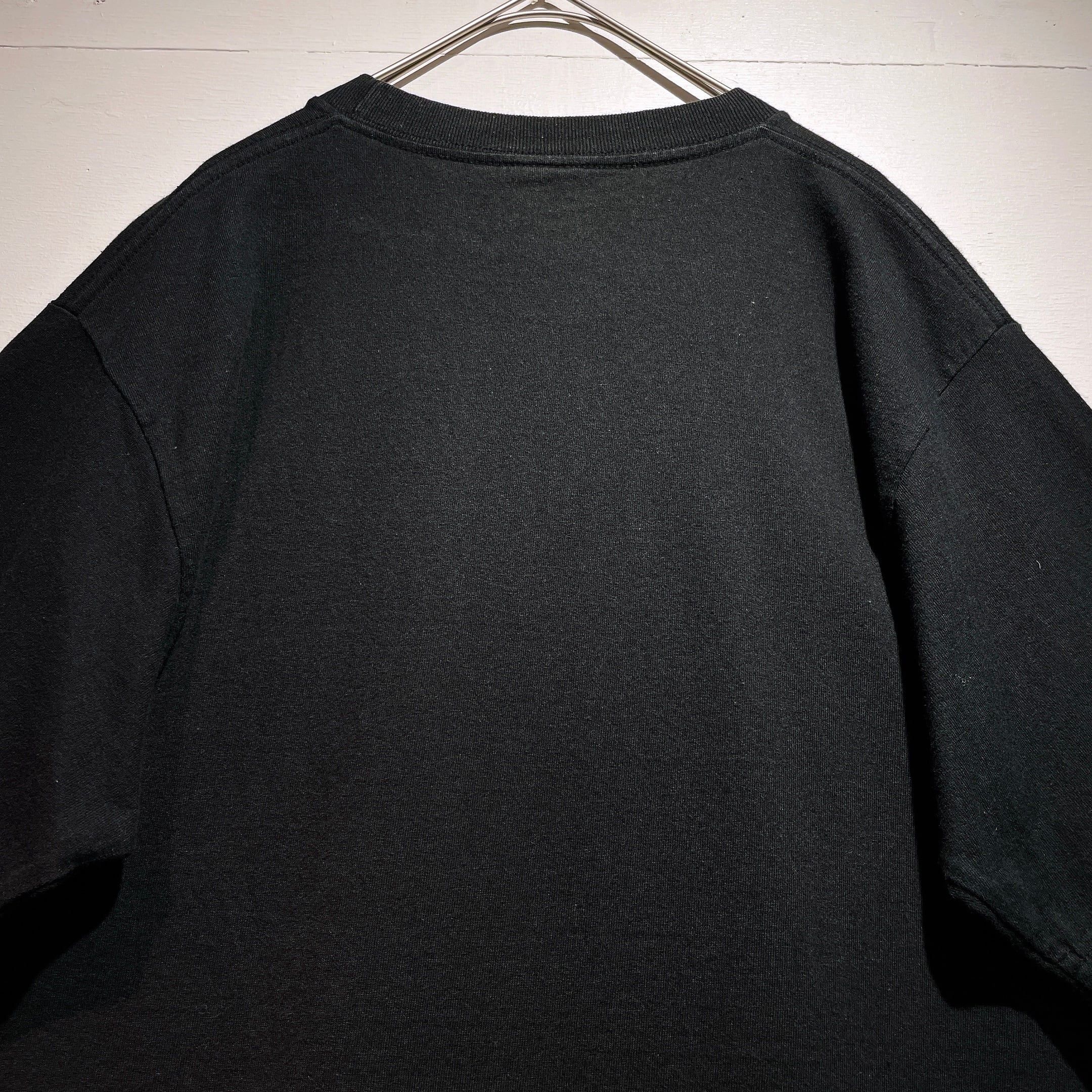 ” Back channel ” sexy girl printed black cotton Tee