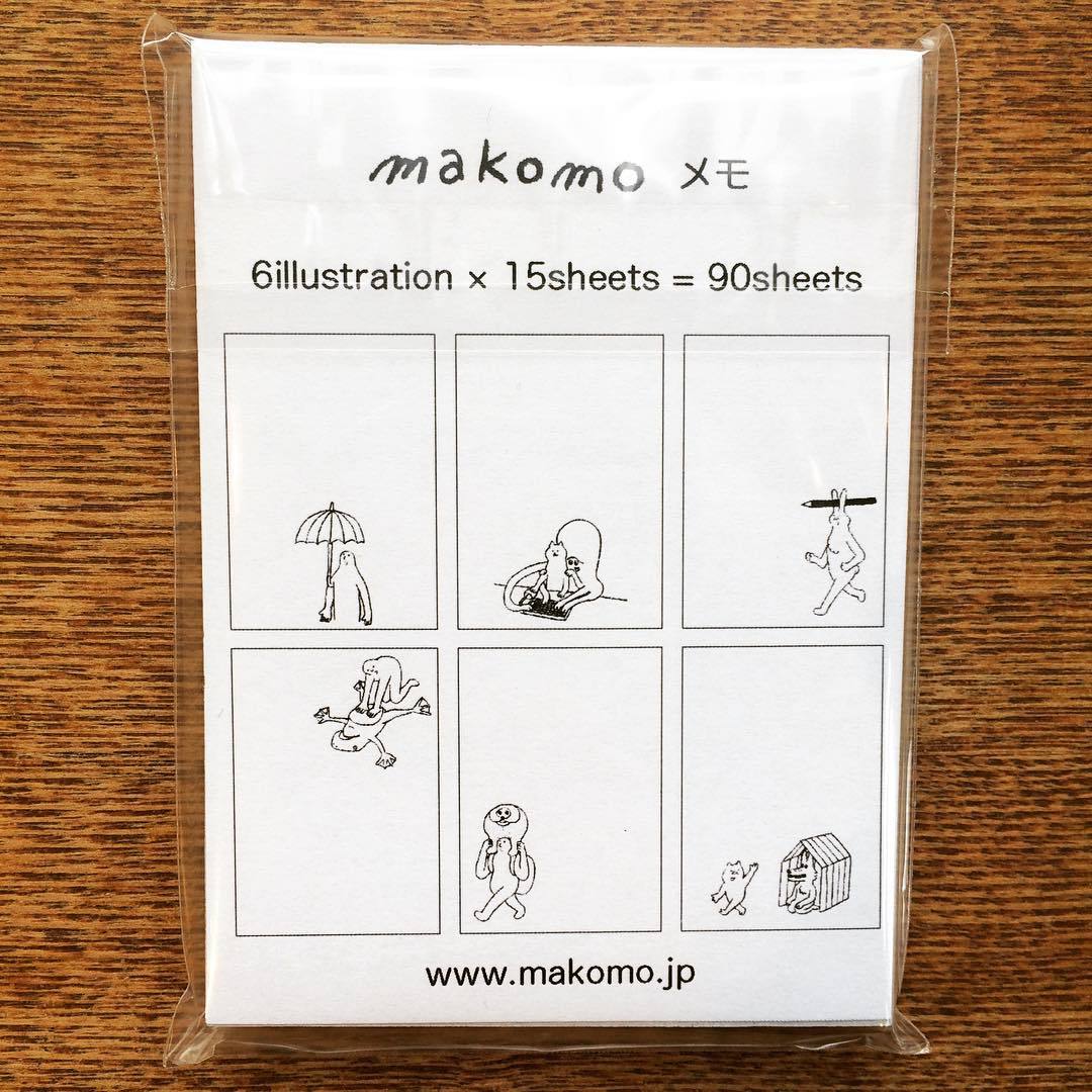 「makomo　メモ帳　3冊セット」 - 画像1