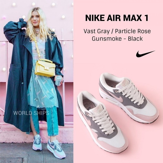エア マックス 1 ナイキ エア マックス 1 レディース メンズ スニーカー Nike Air Max 1 ピンク グレー Nike 566 Select Shop Ce