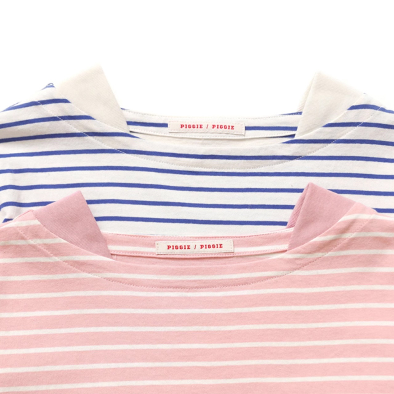 【2color】コットン100%の、ストライプロングスリーブTシャツ P0066