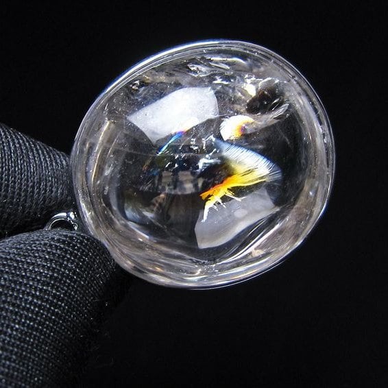 アイリスクォーツ 水晶 ペンダント 虹入り おまかせ便 一点物 112